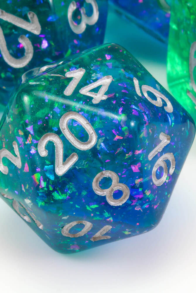 Blue Embers Dice 2