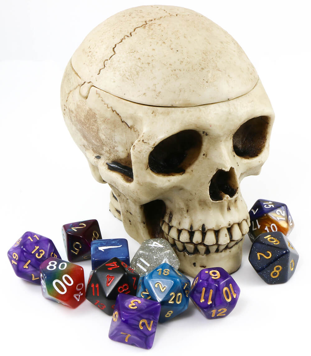 Skull Dice Box