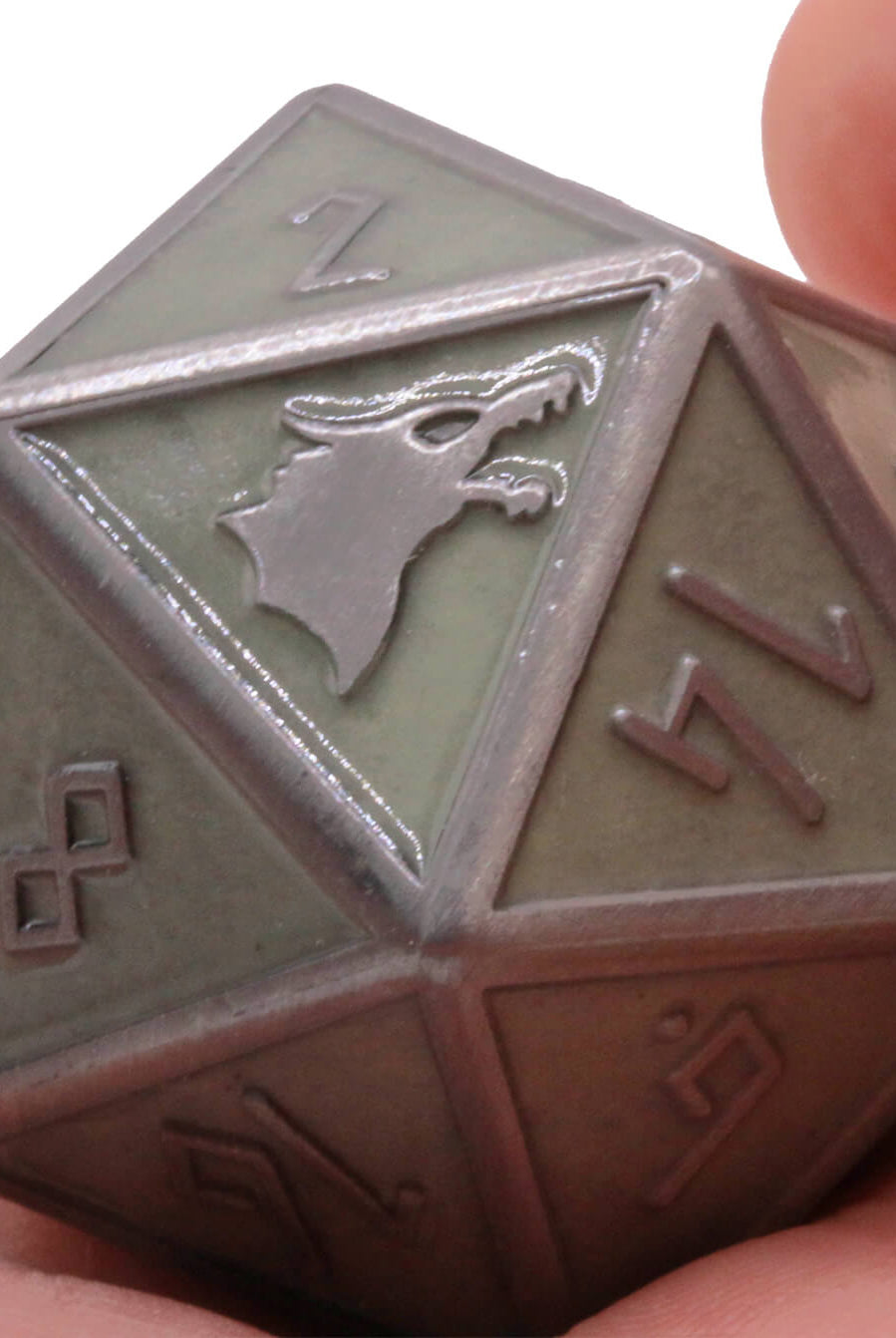 Giant Glow in the dark d20