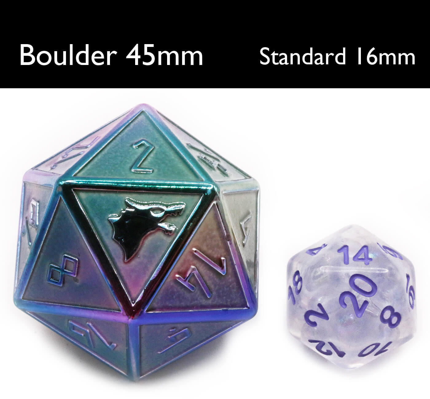 Boulder D20 Dice Collection