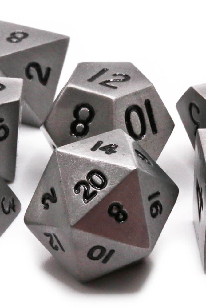 Norse Foundry Aged Mithril Dice