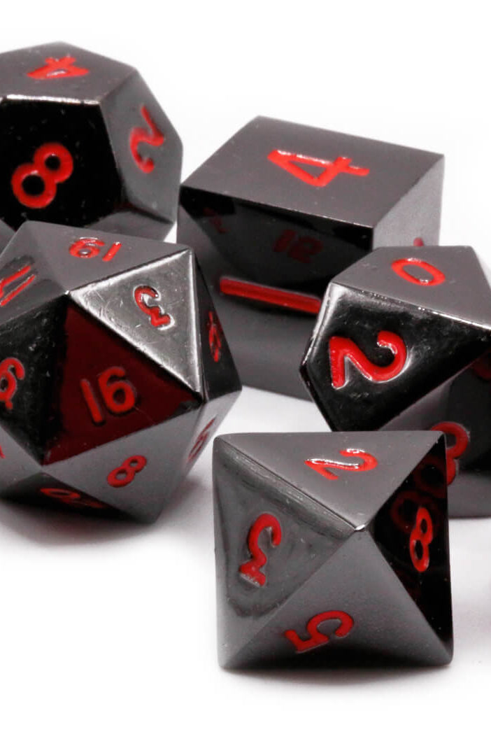 Premium DnD Dice Black
