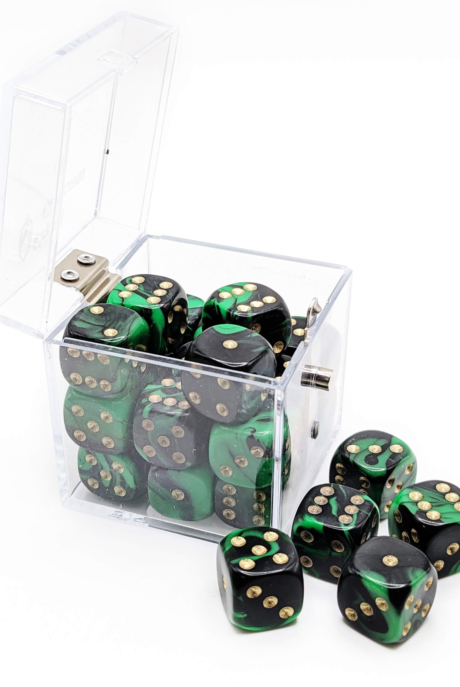 Oblivion Green d6 dice