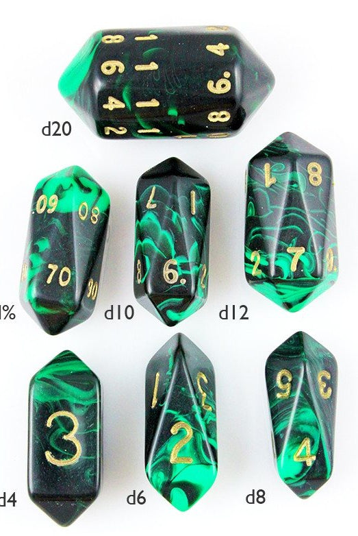 Crystal Dice Oblivion Green