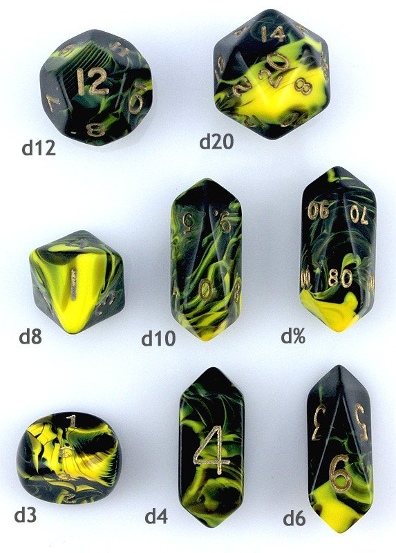 Hybrid Dice Oblivion Yellow