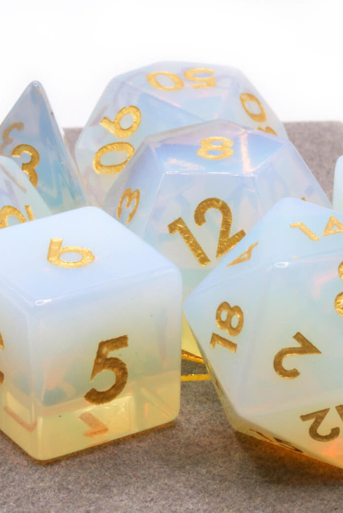 Gemstone dice opal 2