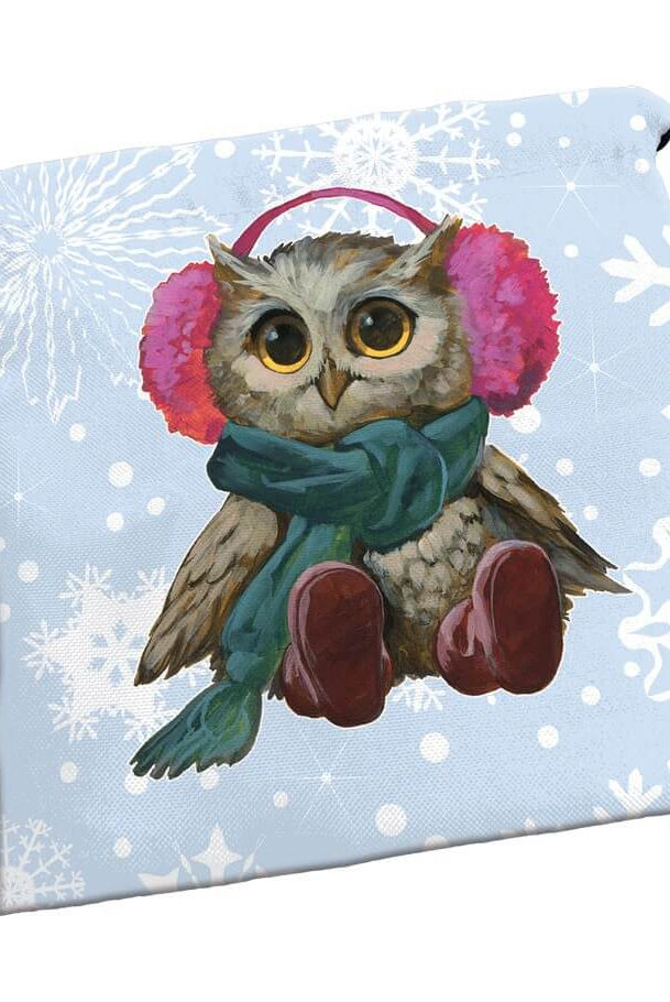 Festive Owls Dice Bag