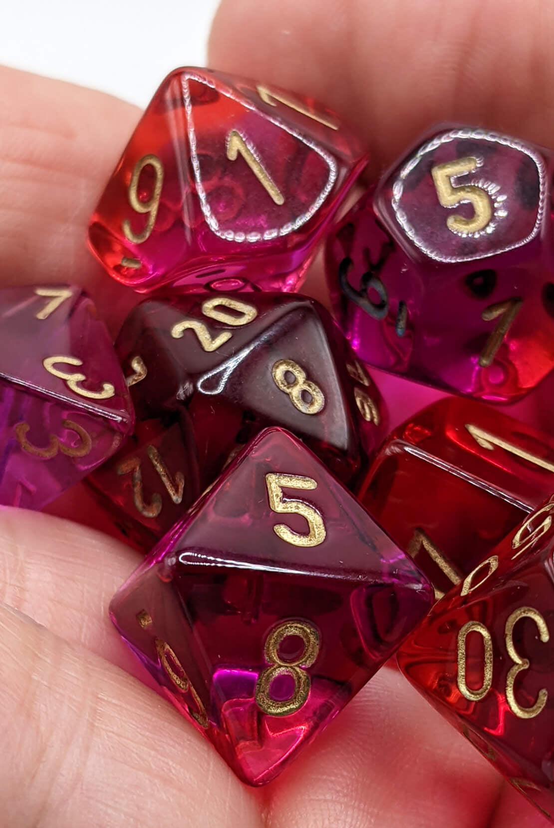 Chessex DnD Dice Red-Violet