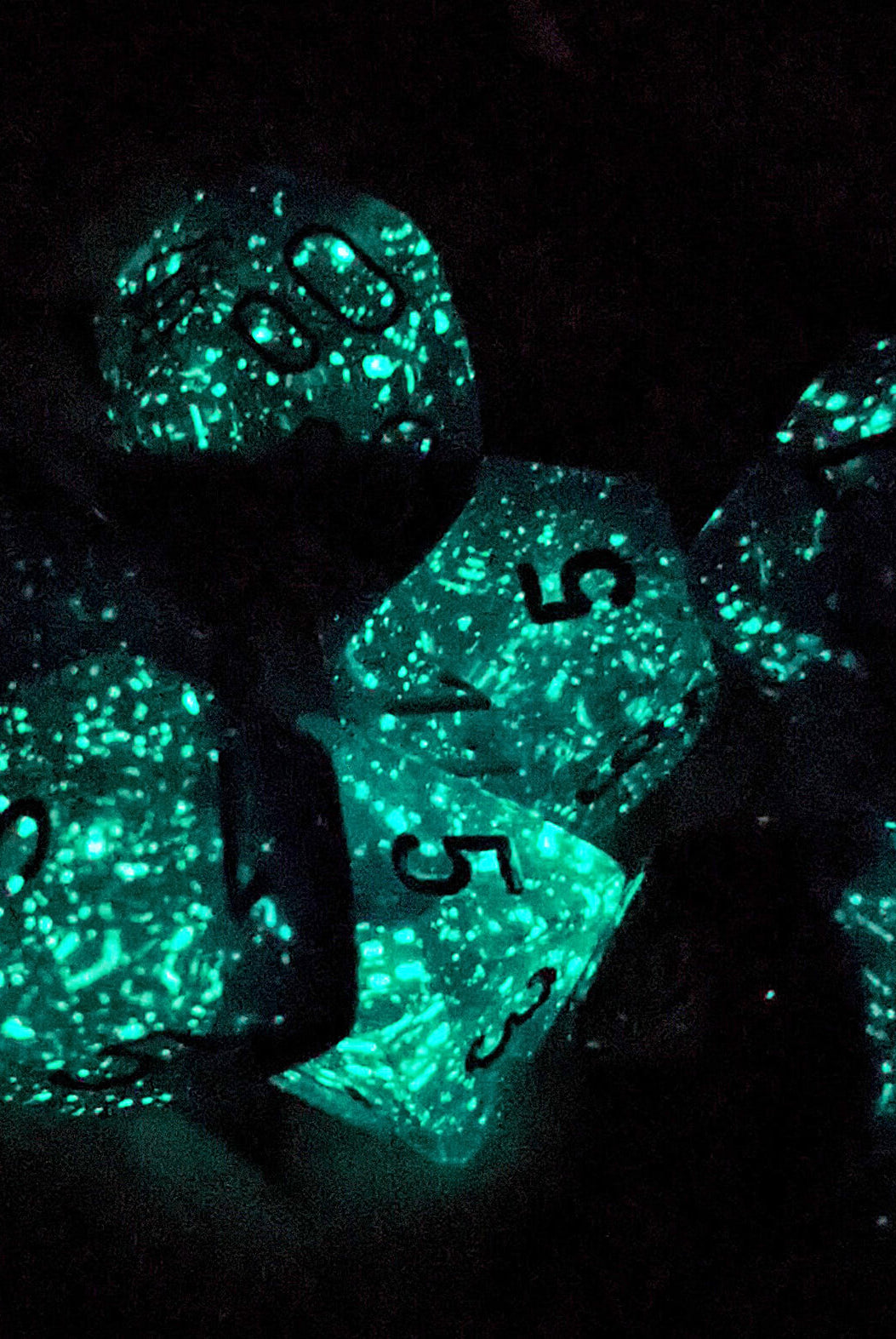 Gemini Blue Blue Luminary Dice