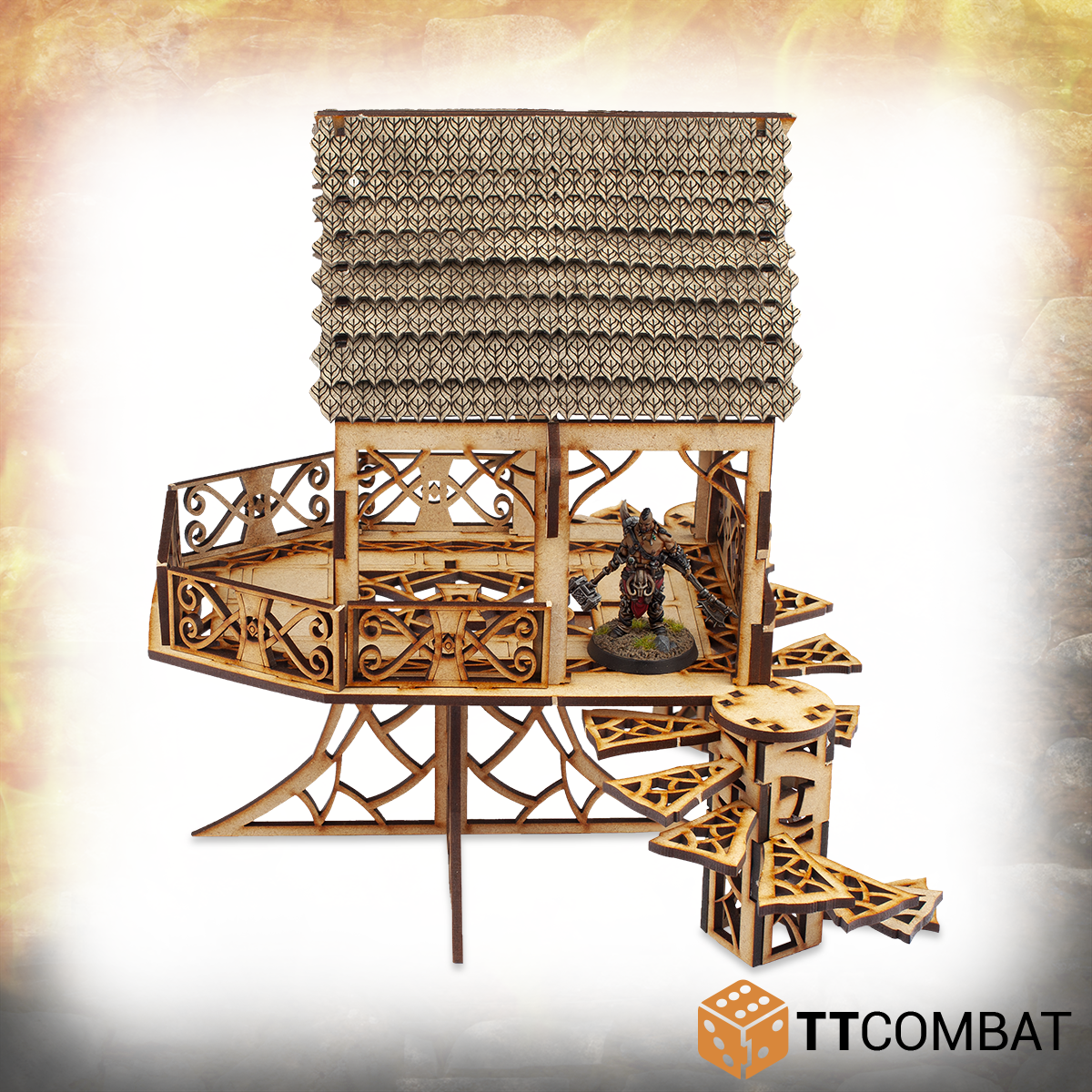 TTRPG Terrain Elven Pagoda 2