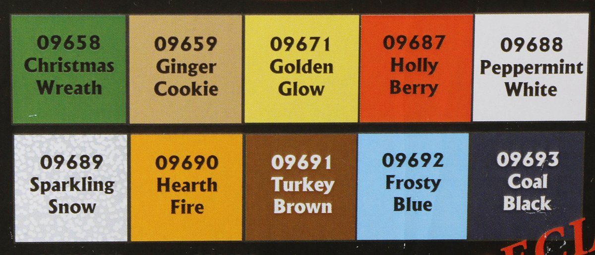 Reaper Holiday Paint Colors