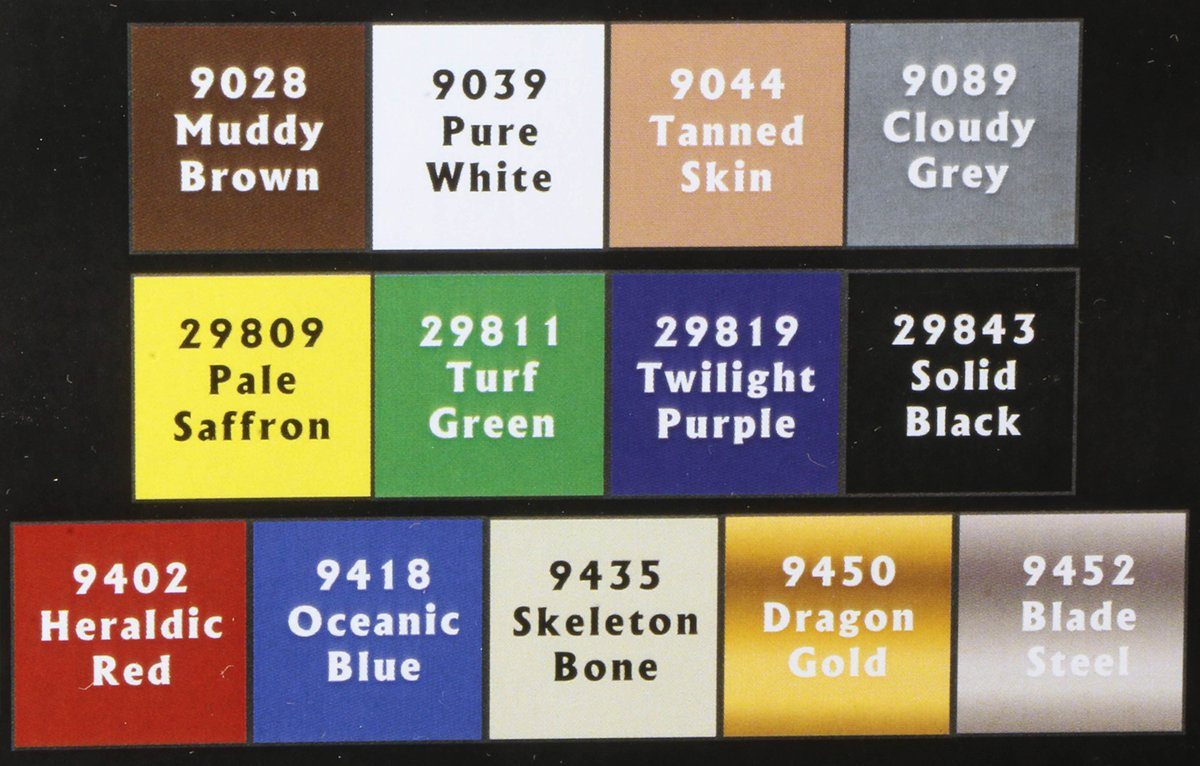 Reaper Starter Paint Set Colors