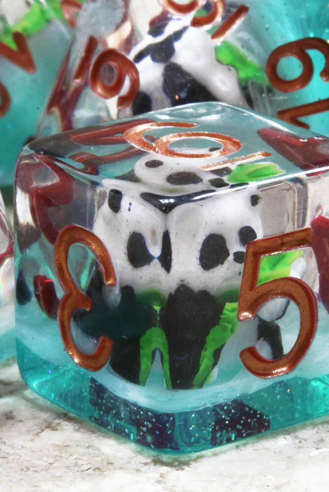 Panda Bear Bamboo Dice