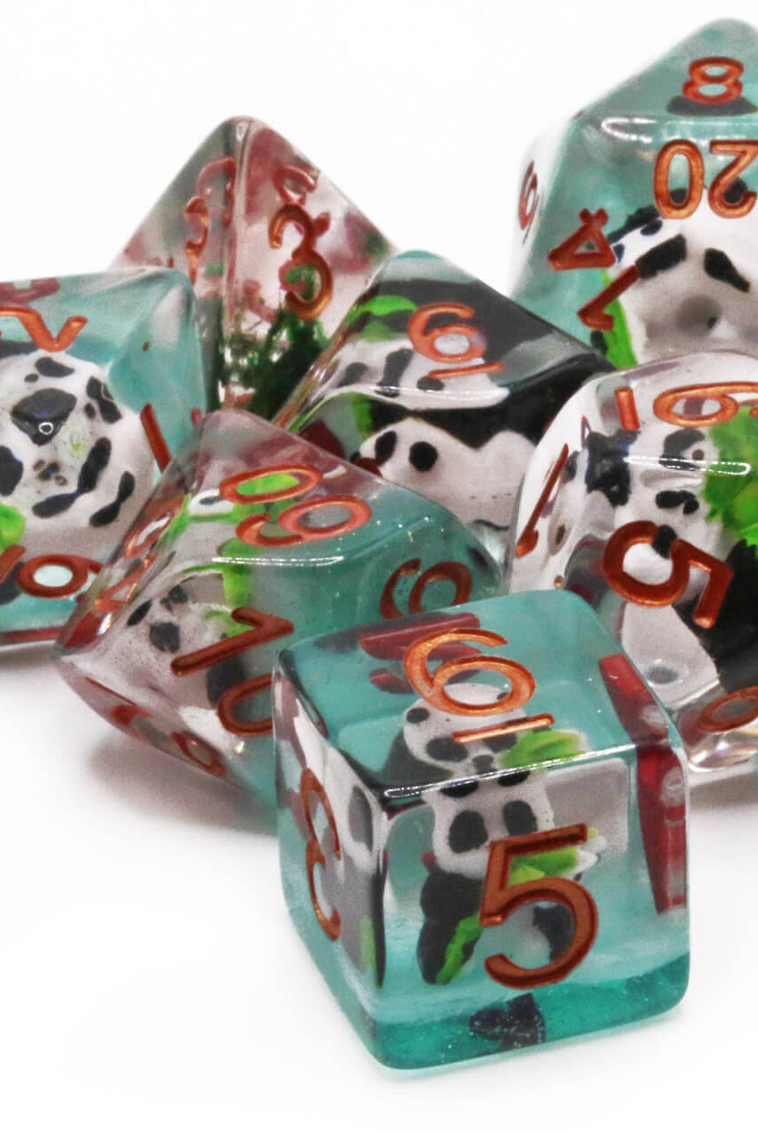 Panda Bear Bamboo Dice 2