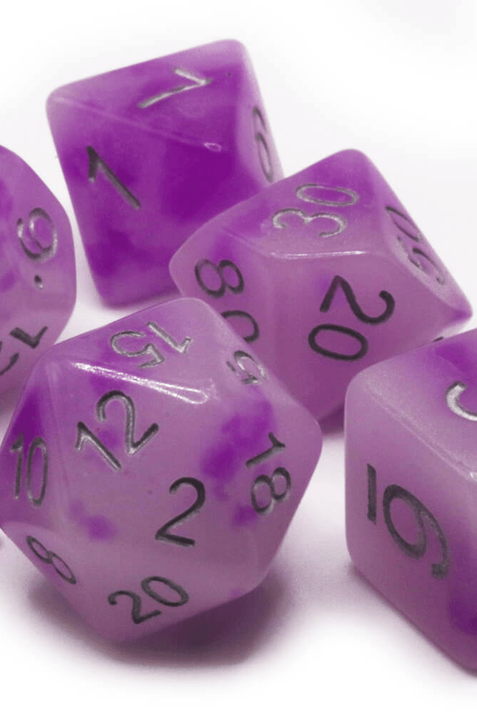 Glow in the dark Dice