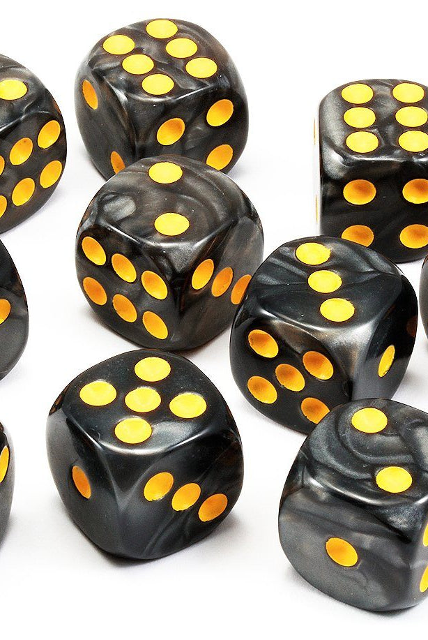 Black dice six sided