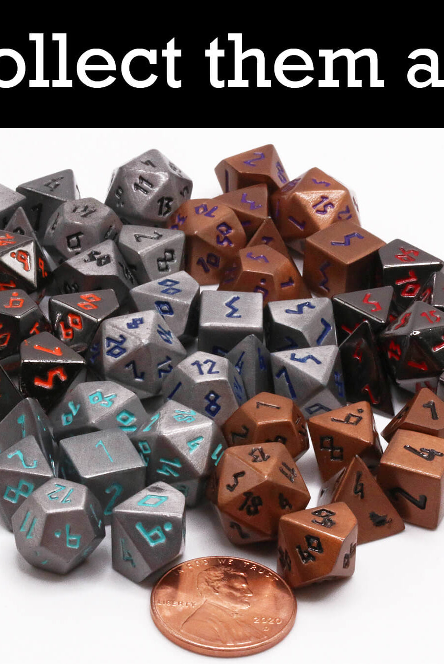 Pebble Mini DnD Dice