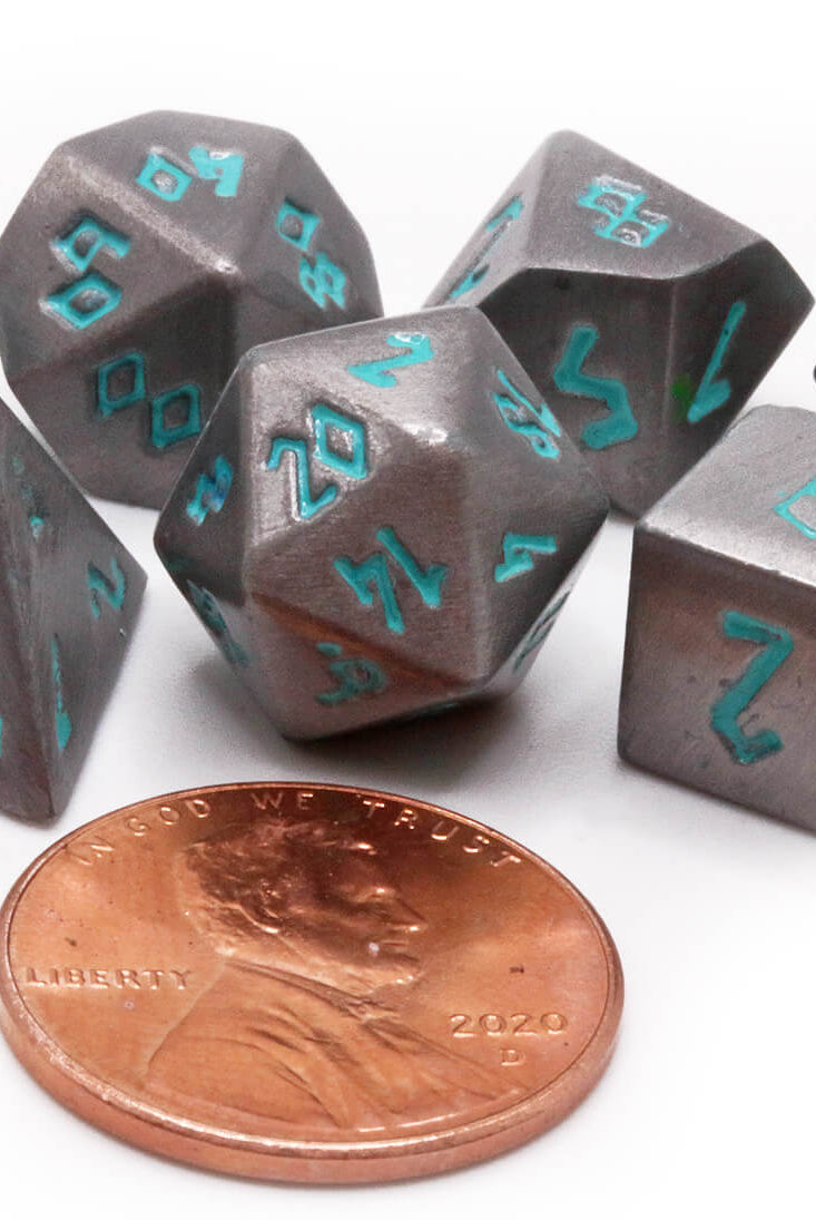 Mini Metal DnD Dice Spellbound