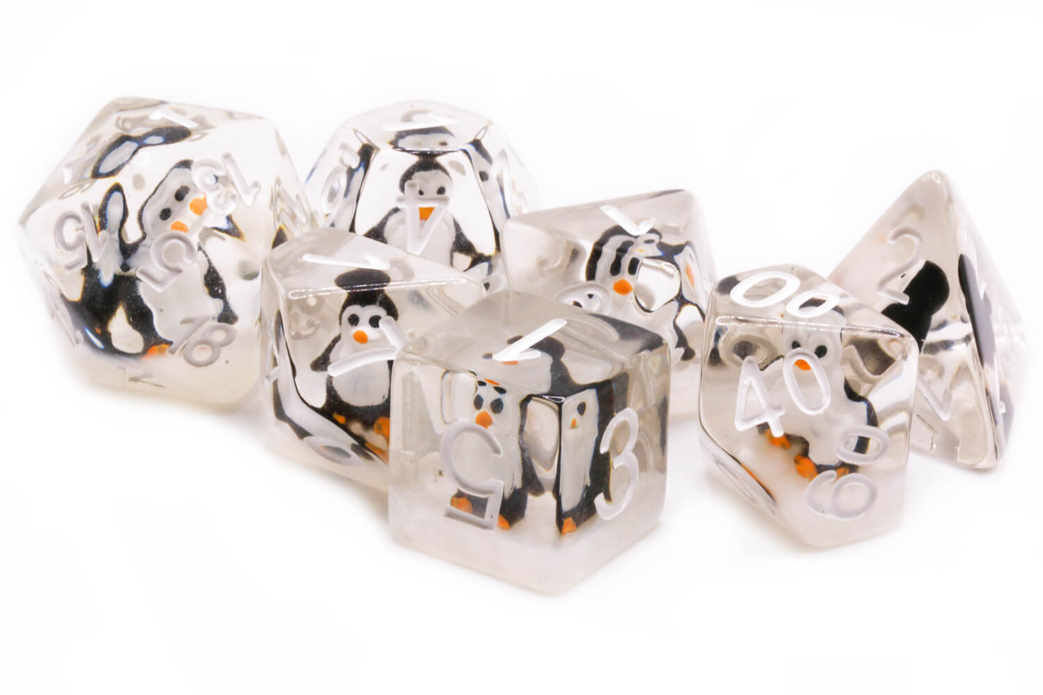 Penguin game dice