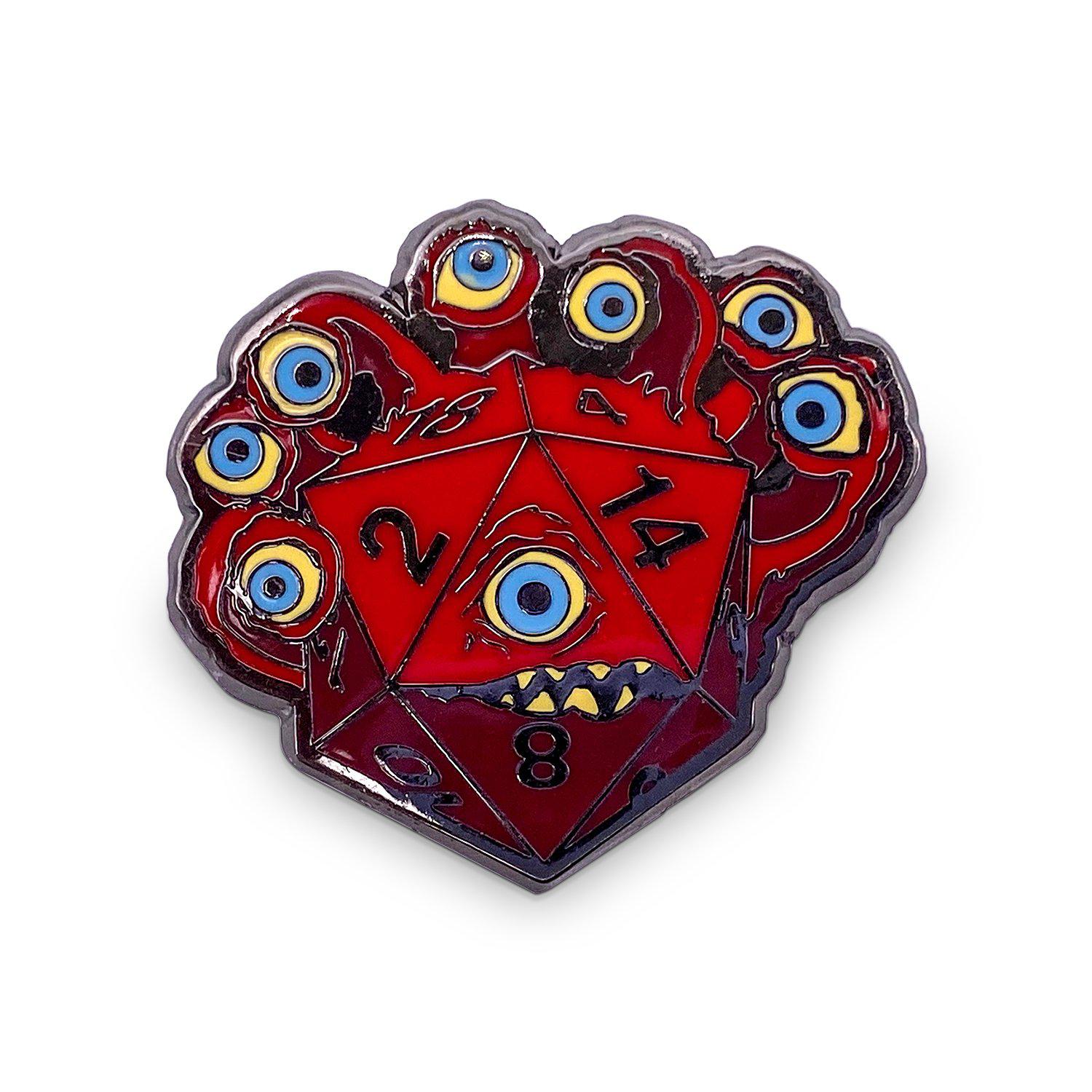 Eye Tyrant D20 Red Pin