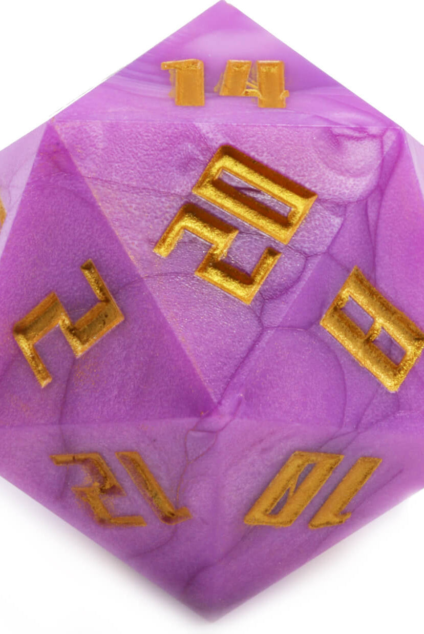 Giant d20 Pearl Pink 2