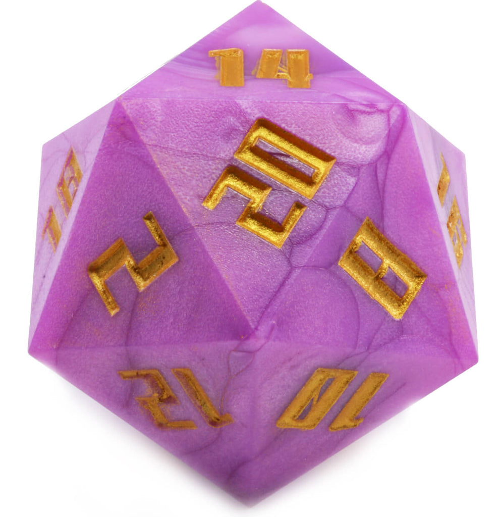 Giant d20 Pearl Pink 2