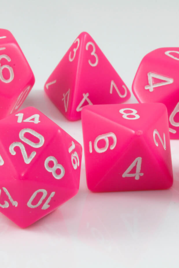 RPG Pink Dice