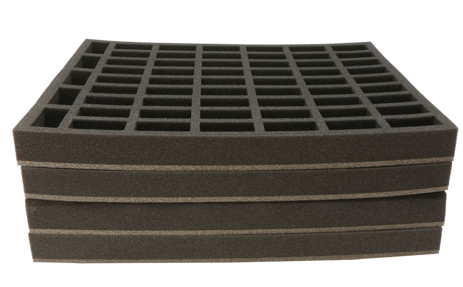 Miniatures slotted foam trays