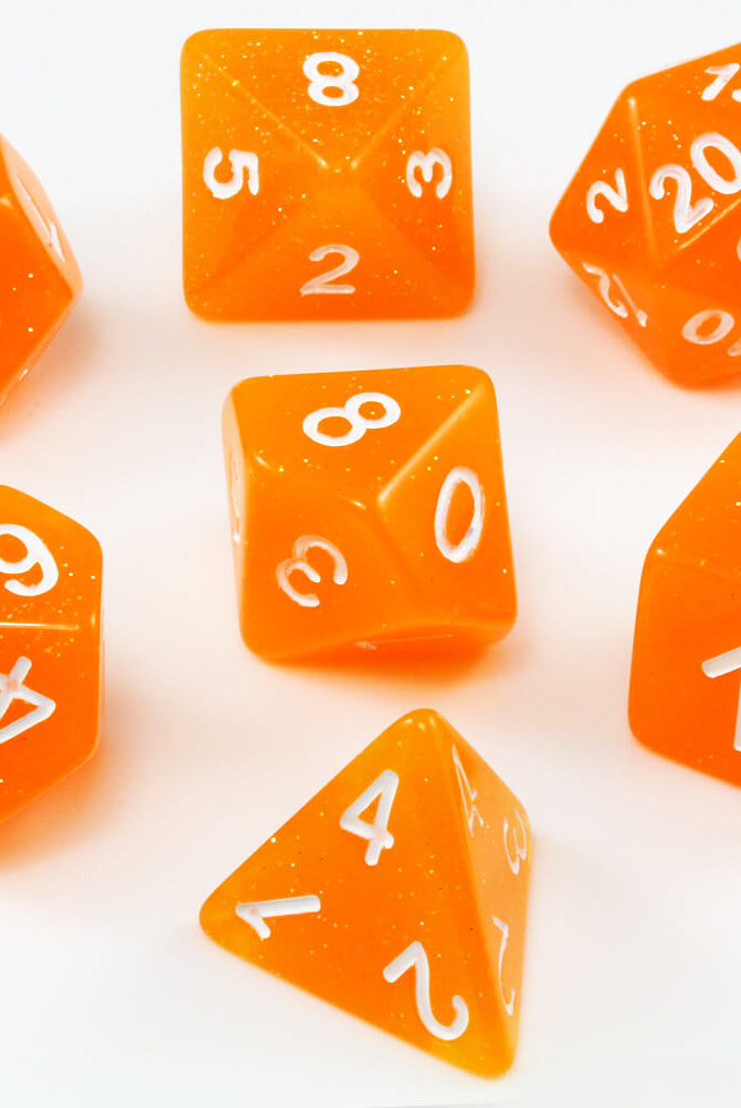 Pixie Dust Dice Orange