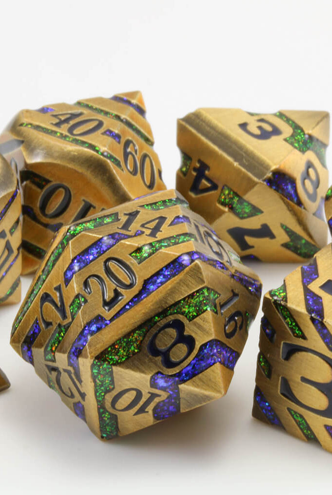 Planar Infusion Dice Antique Gold