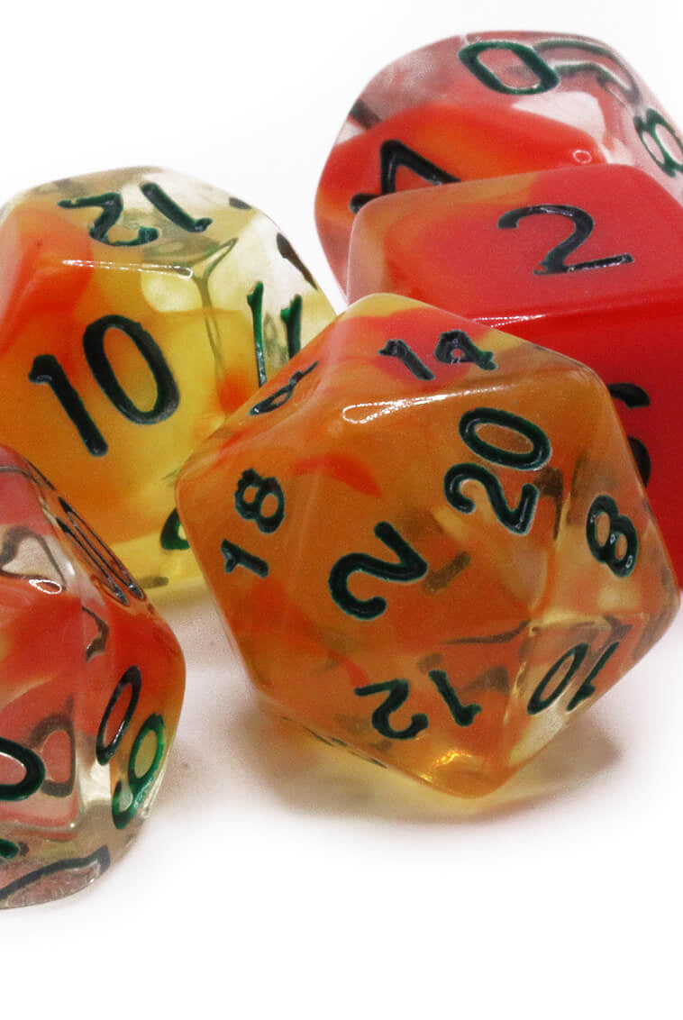 Venom Plasma DnD Dice