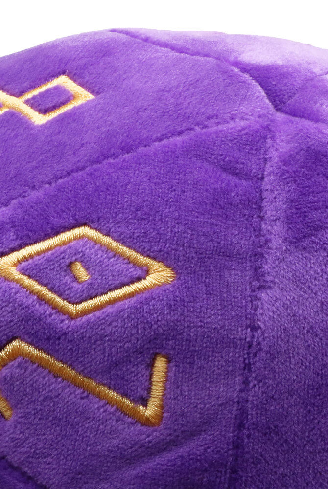 Big Plush d20 Purple Dice