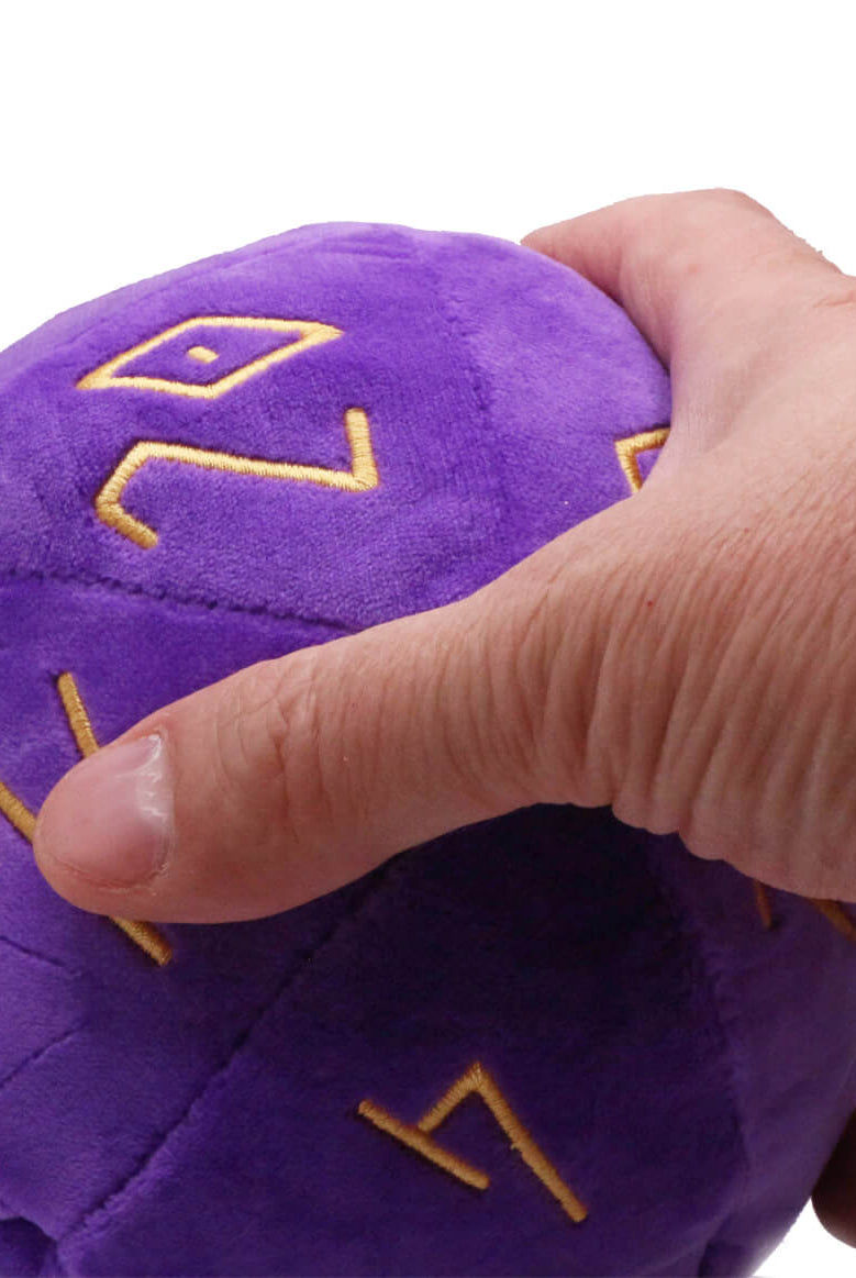 Plushie D20 Purple