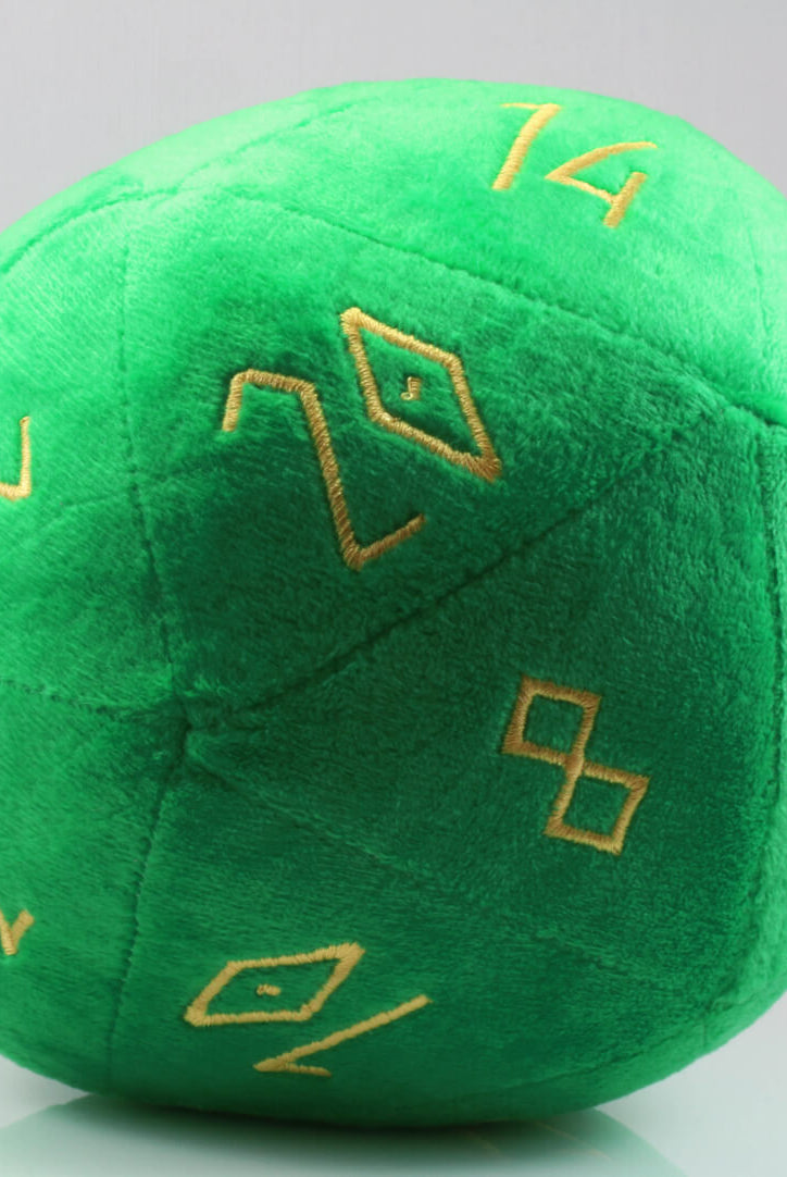 Plush d20 Green 3