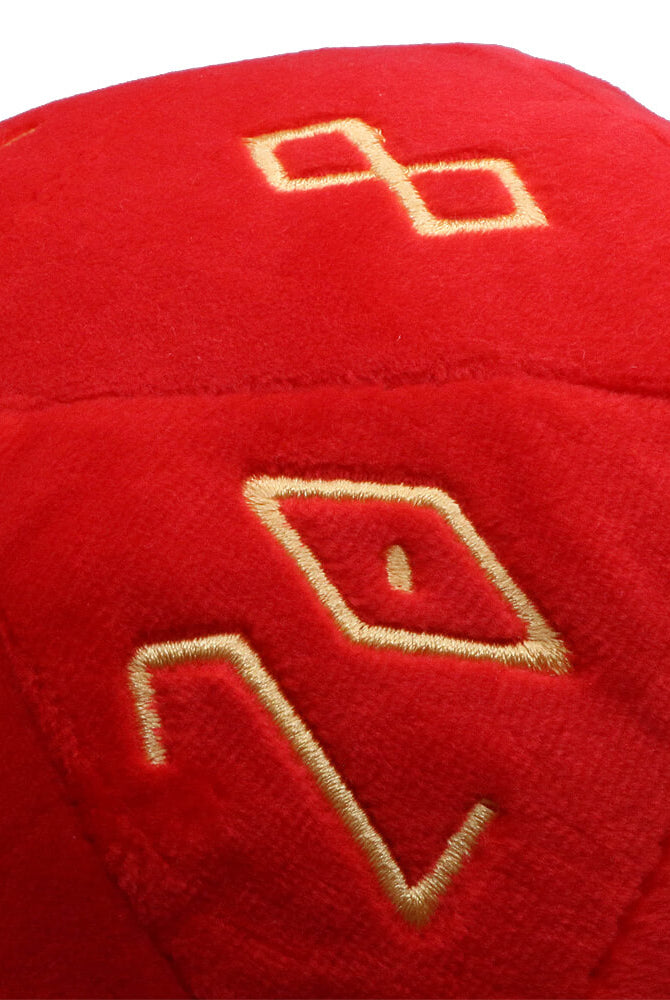 Big Plush D20 Dice Red