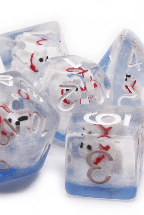 Polar Bear RPG Dice