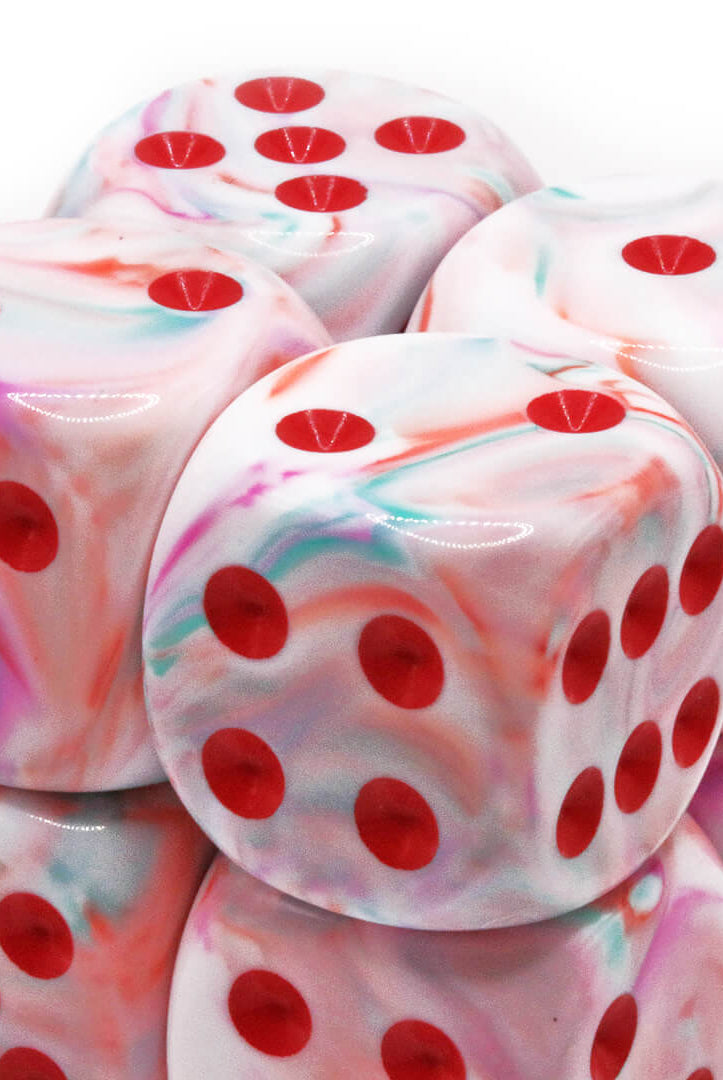 Six-sided Pop Art Dice