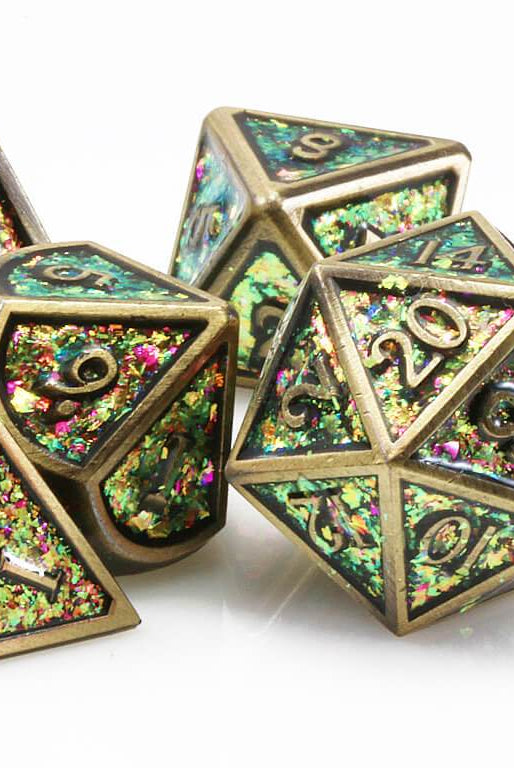 Bronze D&D Dice