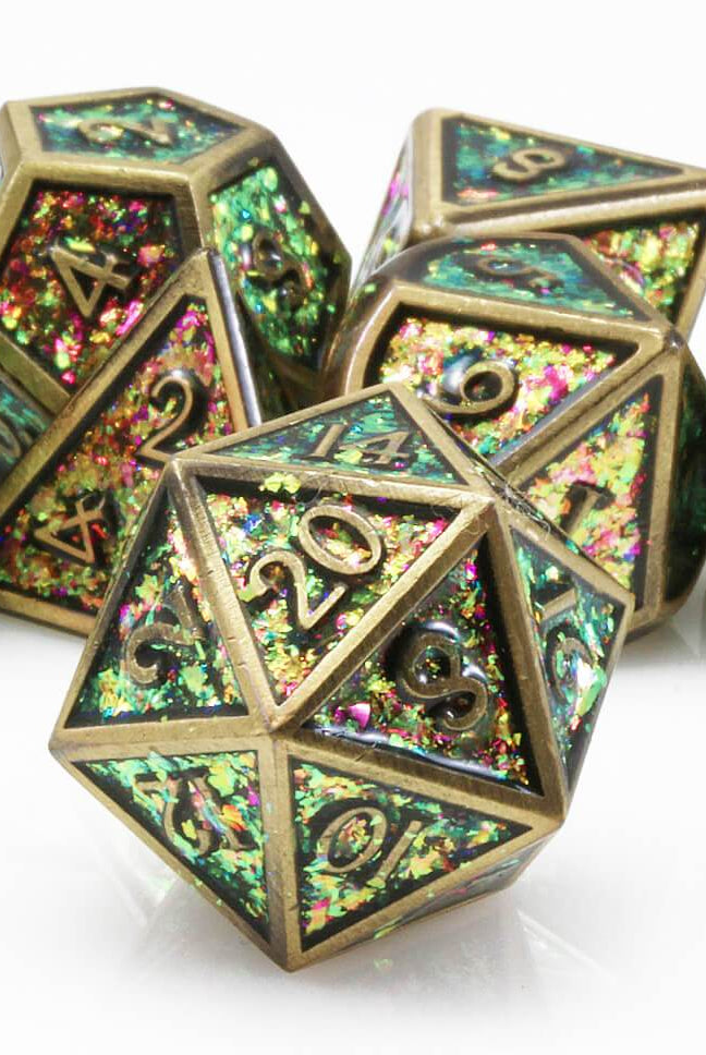 Prismatic Chroma Bronze Dice