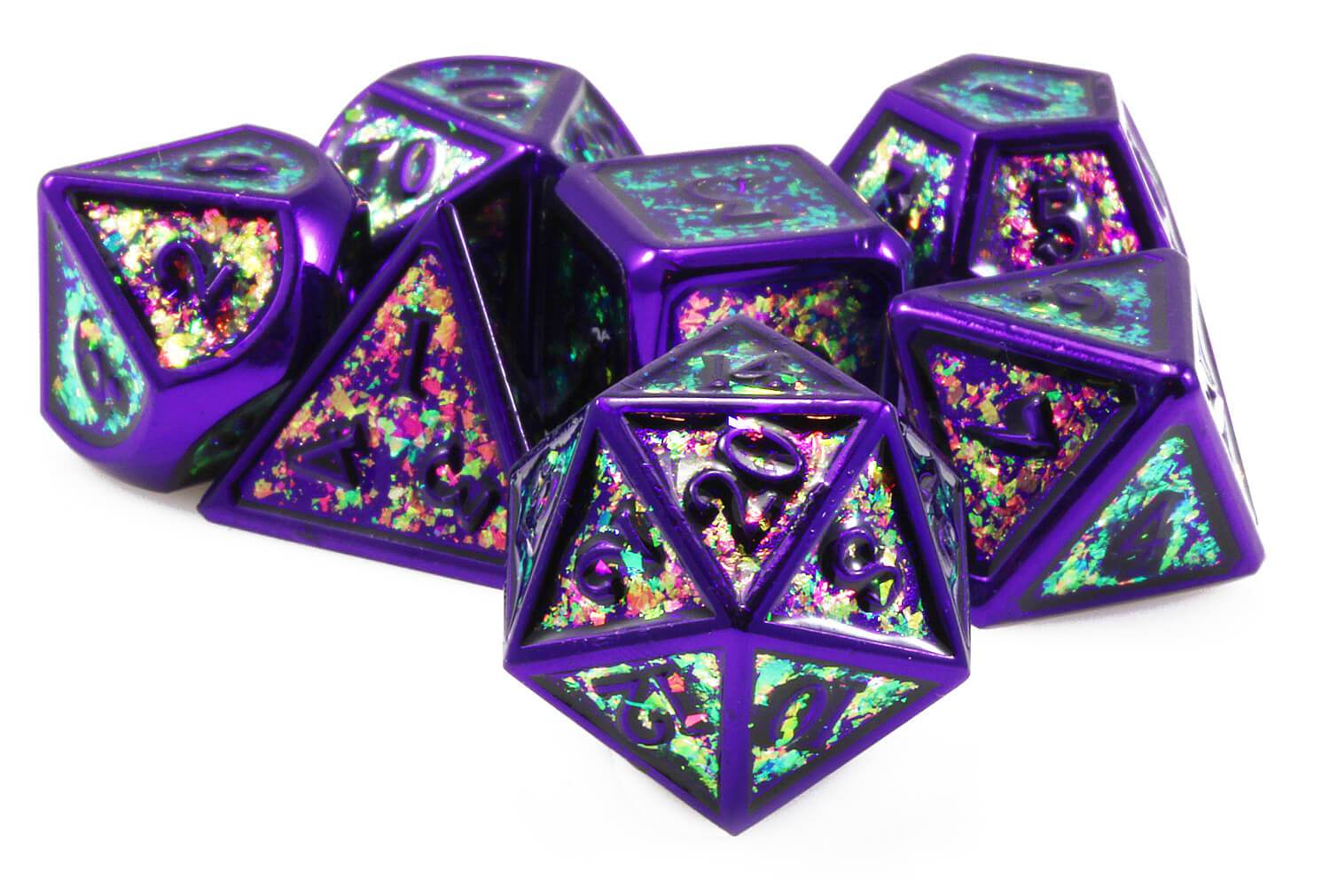 Enamel Viper D&D Dice