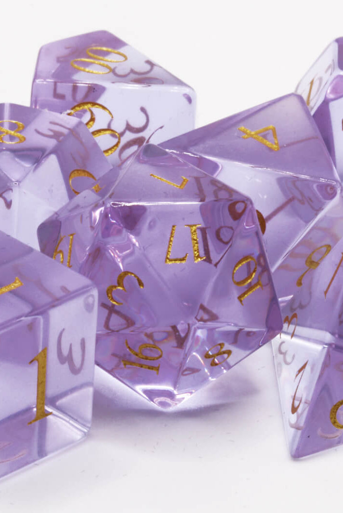 Glass Gemstone Dice