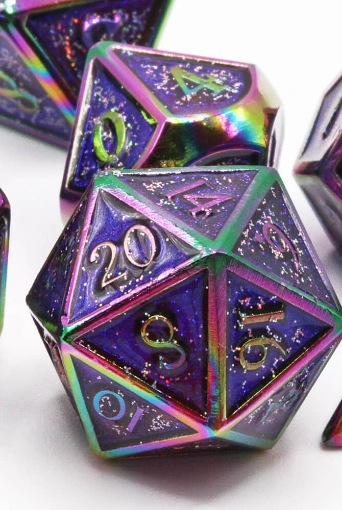 Rainbow Purple Dice