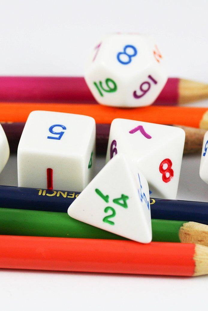 Rainbow RPG Dice Set