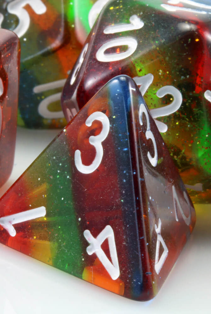 Awesome rainbow dice