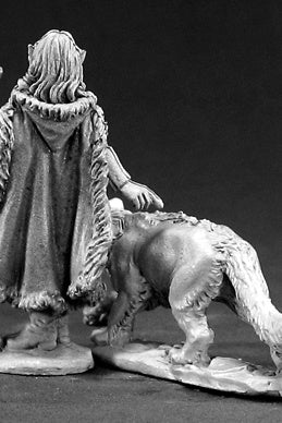 Female Elf Ranger And Panther 3401