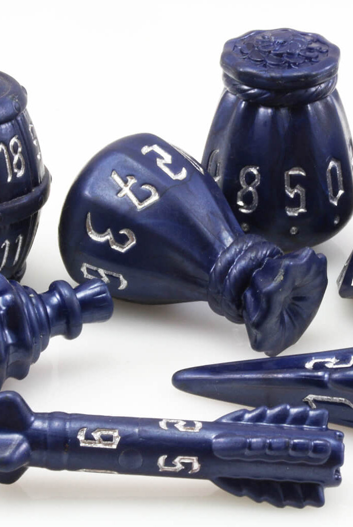 Polyhero Rogue Dice Blue