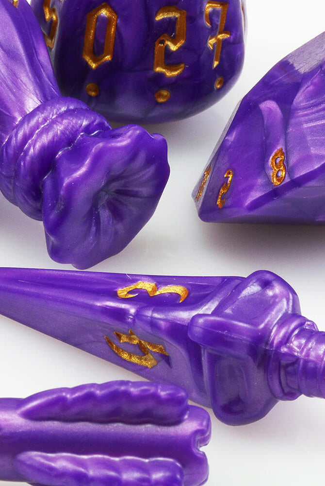 Polyhero Dice Rogue Palace Purple