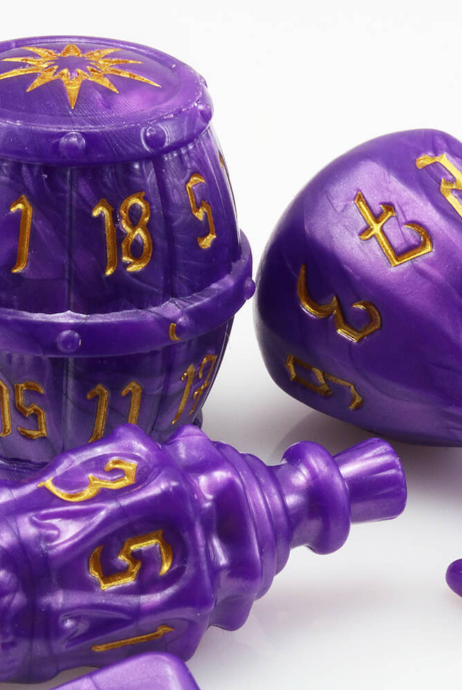 Polyhero Dice Rogue Palace Purple 2