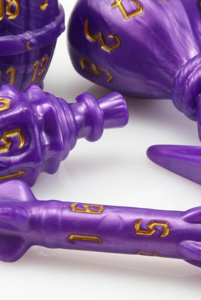 Polyhero Dice Rogue Palace Purple 3