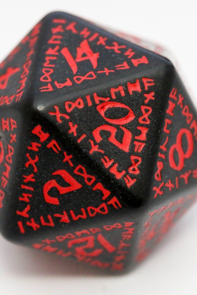RPG dice Runic d20